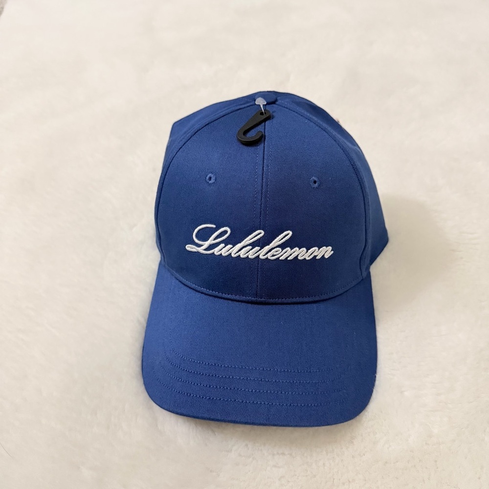 Lululemon Athletica Unisex Blue Ball Cap Script - Picture 4 of 8